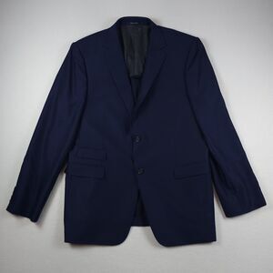 Ermenegildo Z Zegna Jacket Mens 42R Blue DROP 8 Blazer Sport Coat Wool